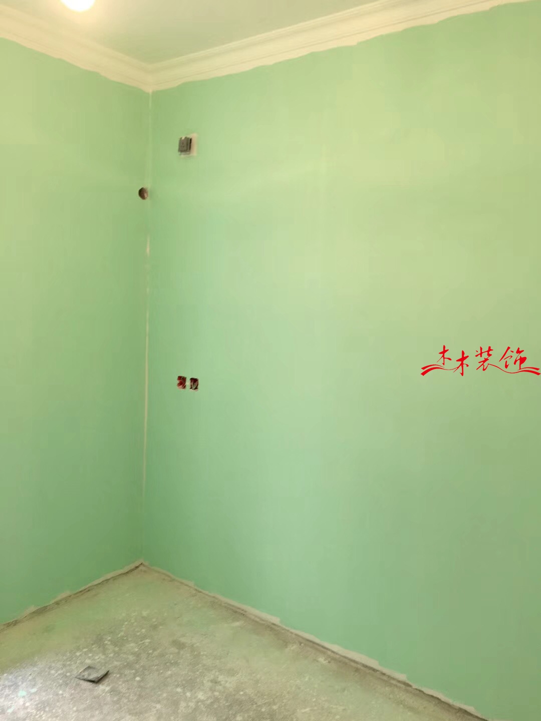 成都双桂社区36号院，墙面上面漆。