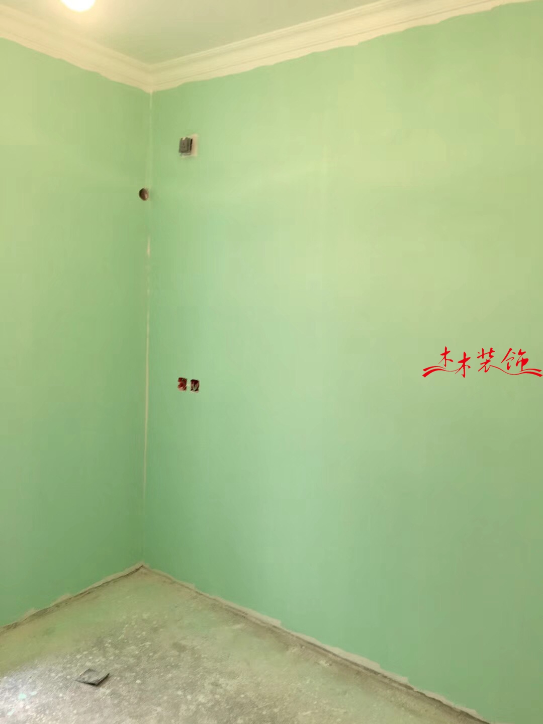 成都双桂社区36号院，墙面上面漆。